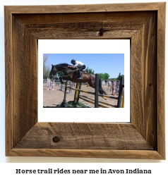 horse trail rides near me in Avon, Indiana